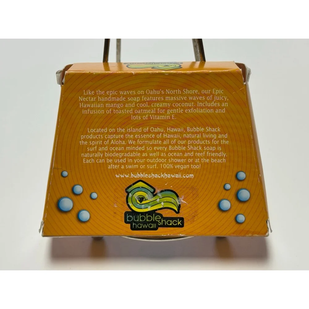 Bubble Shack Hawaii Epic Nectar Bar Soap - New